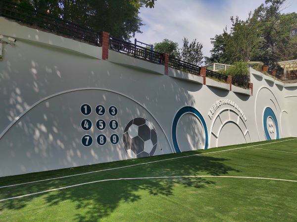 重慶大田灣小學(xué)戶外裝飾項目