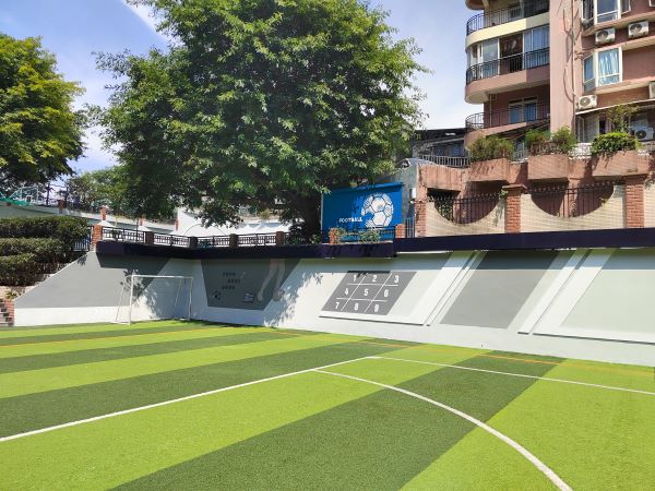 重慶大田灣小學(xué)戶外裝飾項目